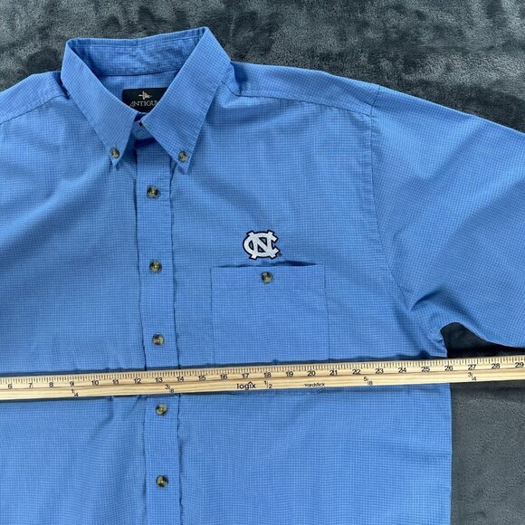 Antigua Button Up Men L University of North Carolina Tar Heels Football Coach - Picture 7 of 9
